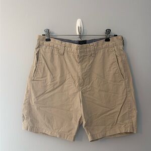 J. Crew Men's Khaki Flat Front Shorts